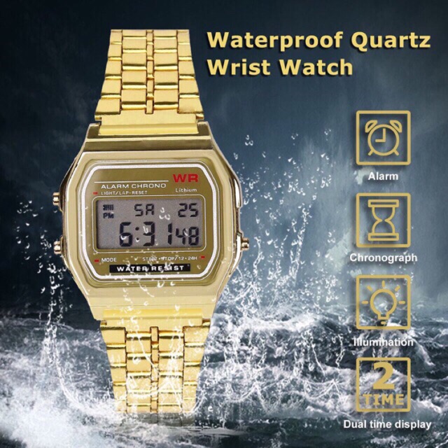 Jam Tangan Gold&Rosegold Digital. TERMURAH!-2