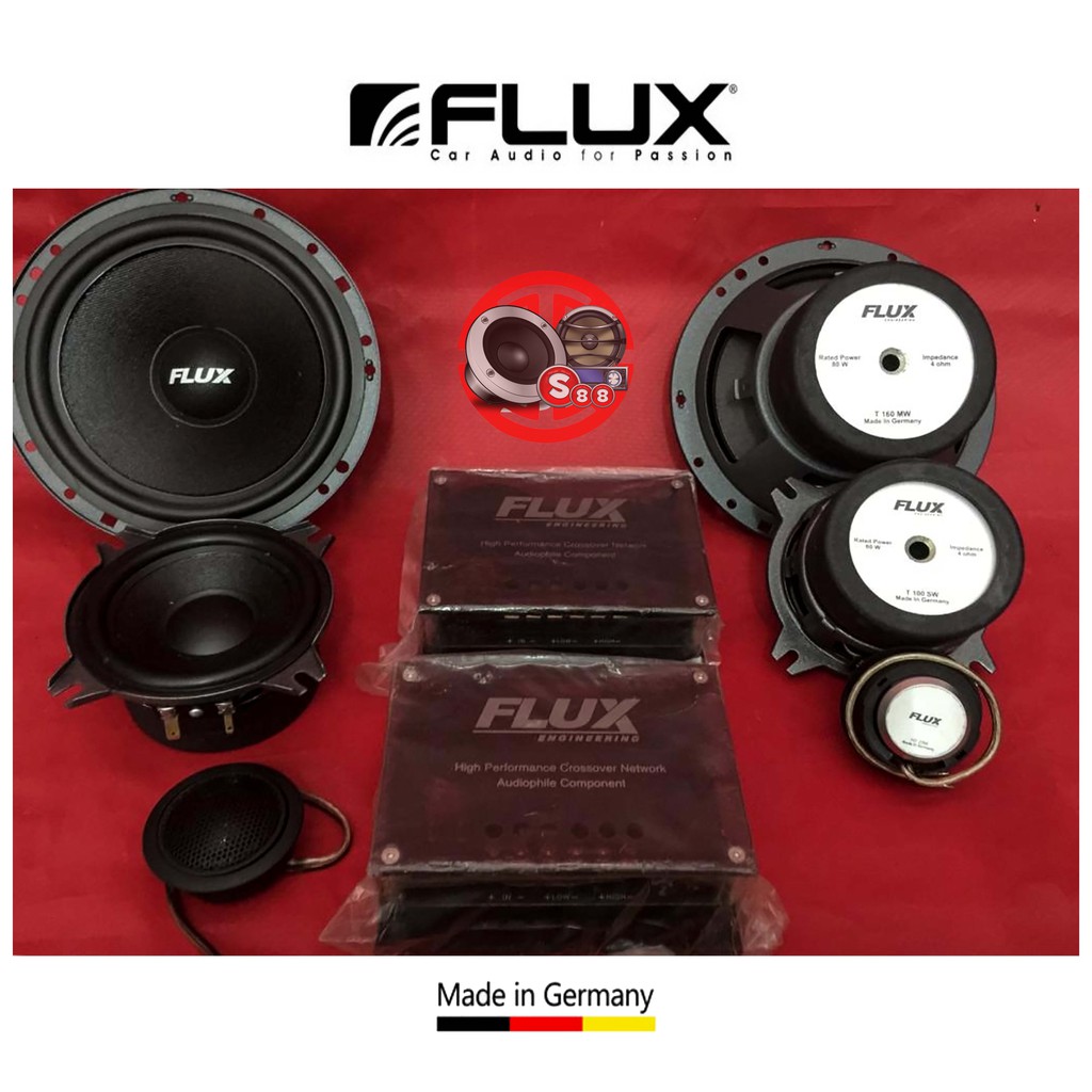 Flux 3 Way Component Speaker Audiophile-Grade