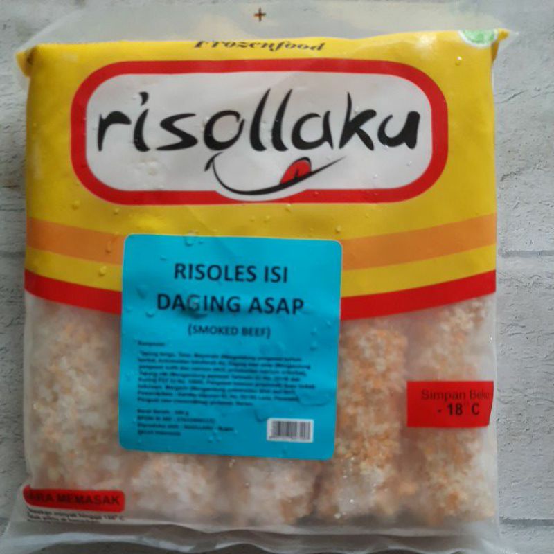 

Risollaku daging asap isi 10