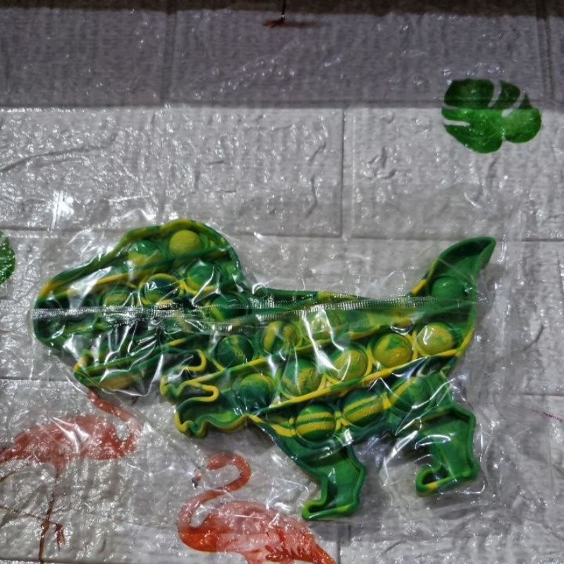 POP IT FIDGET TOY / POP IT PREMIUM ADA EMBOSSNYA / POP IT MURAH / POP IT FIDGET TOYS-Dino army