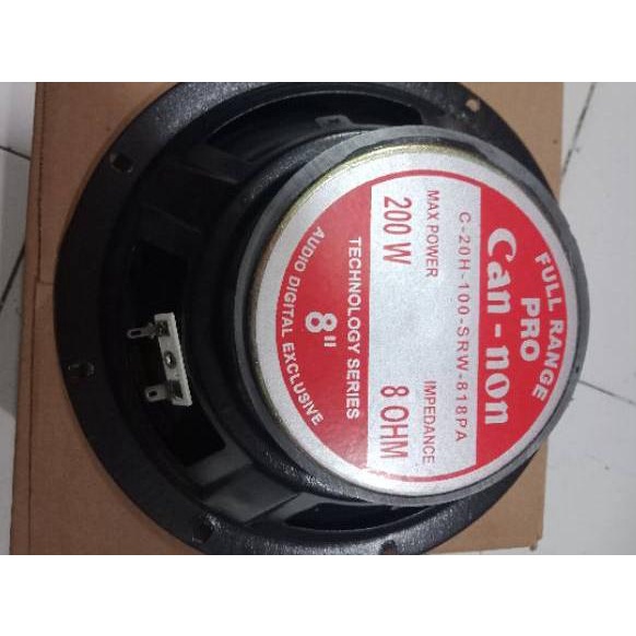 Serbuuuu.. Speaker  Spiker  Speker Canon Pro 8 inch Full range PA 200W 8 0hm