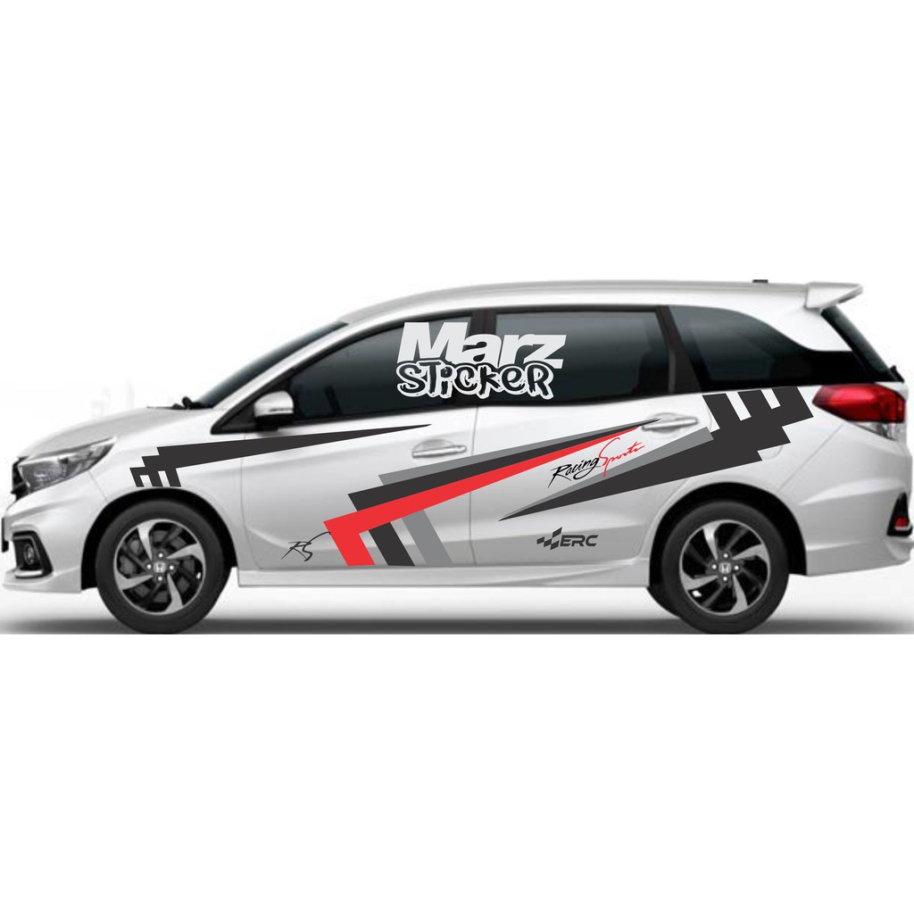 BAYAR DI TEMPAT Cutting Sticker RACING ERC Stiker Mobil Striping GRAND LIVINA MOBILIO 17D17i10P Shopee Indonesia