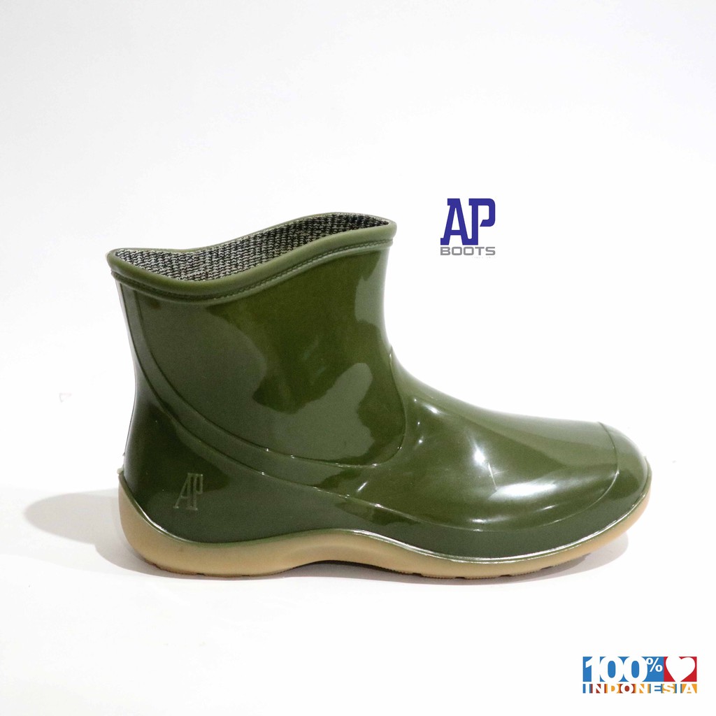 AP 2005 GREEN 23.0 - 25.0 - BOOT KARET CEWEK - AP BOOTS