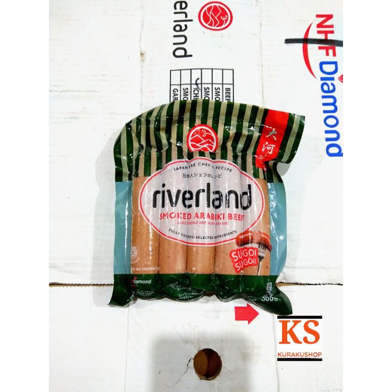 

RIVERLAND SMOKED ARABIKI BEEF 360G SOSIS DAGING SAPI ASAP ARABIKI