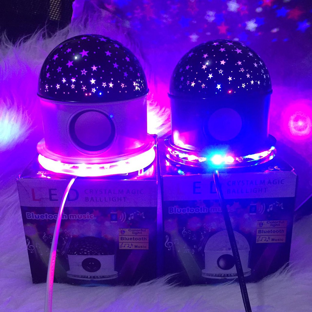 Speaker Lampu Magic DISCO LED Bluetooth Crystal Disko Ball light