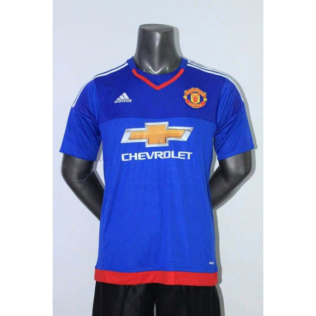 EXCLUSIVE Jersey Grade Ori Manchester United GK Biru 2016 LIMITED
