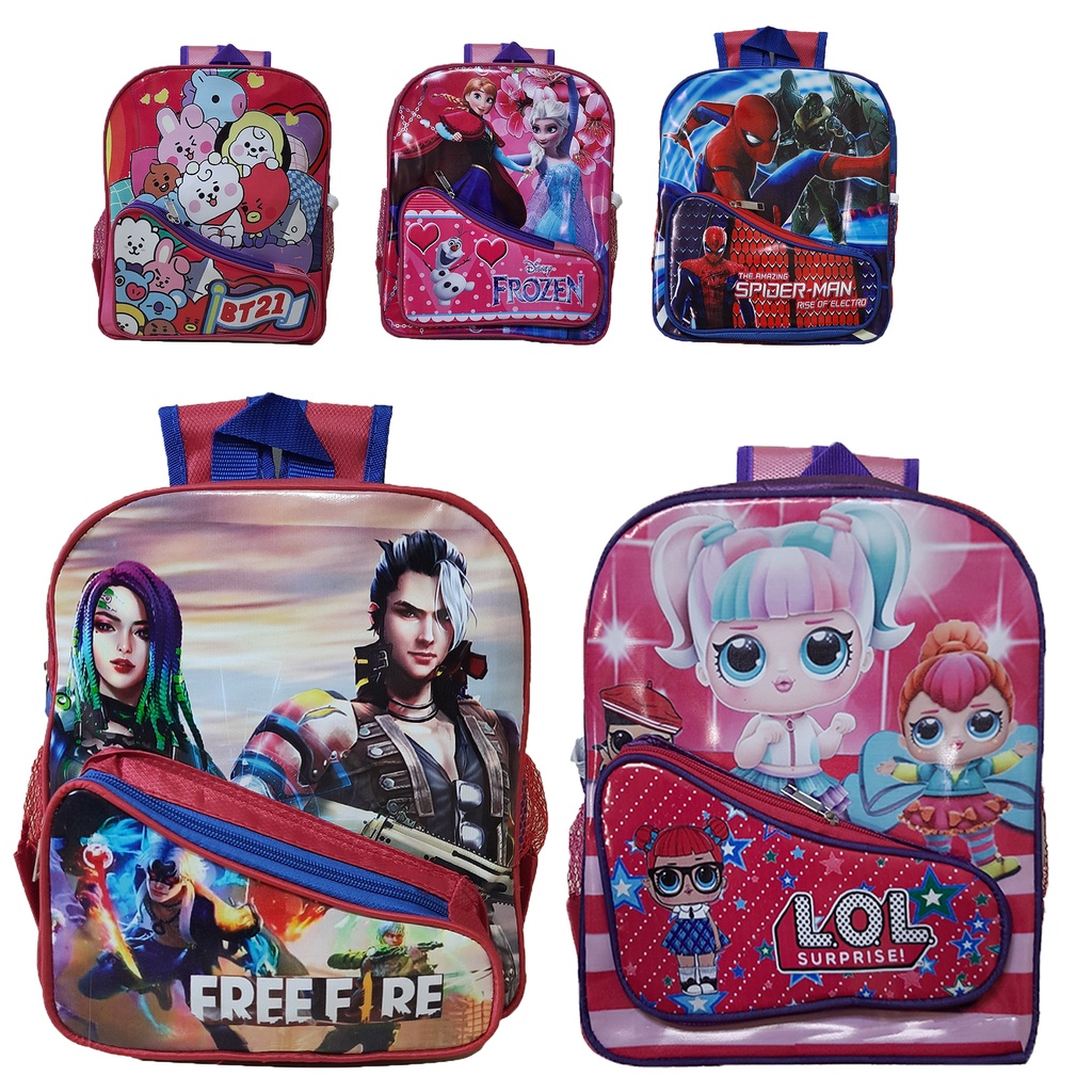 Tas Anak Sekolah TK.PAUD Ransel Karakter Motif Murah