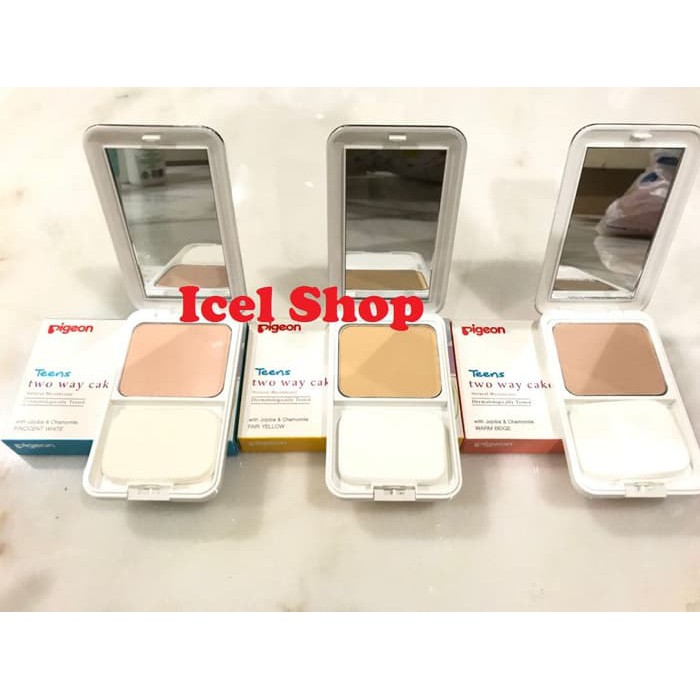 Pigeon Teens TWC Two Way Cake Natural Moisturizer Bedak Padat Powder