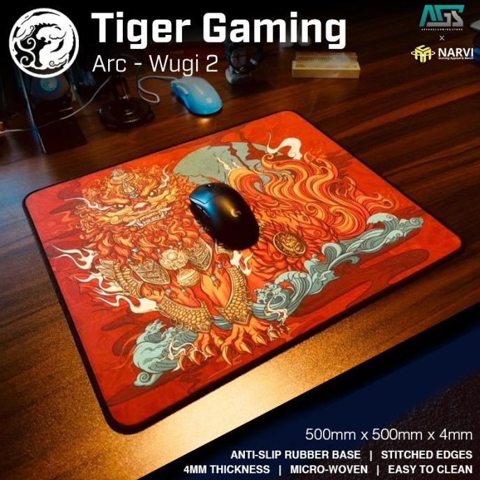 STOK TERS TIGER ARC WUGI2 GAMING - GAMING MOUSEPAD FRF634U164