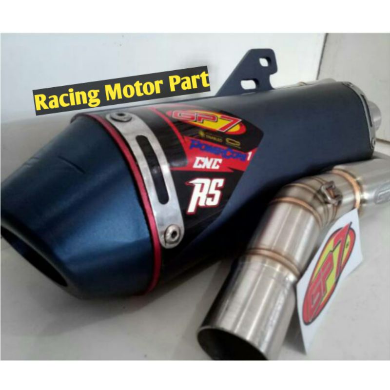 Knalpot Gp7 CNC RS KLX 150 Dtracker 150 Original Gp7