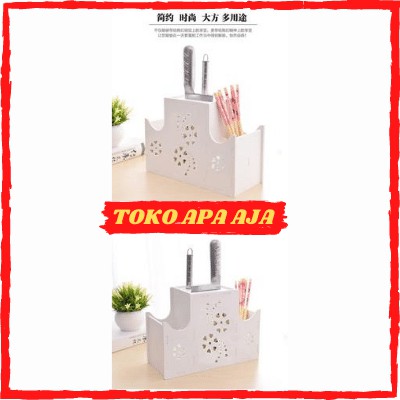 Rak Dapur Vintage Tempat Pisau Perabot Dapur Perabot Rumah Tangga Rak Sendok Organizer Storage A521