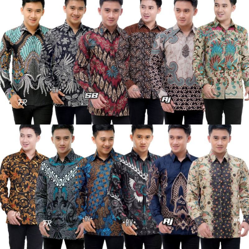  BATIK  PRIA SIZE M L XL XXL BSWART BatiK  HRB026 Kenongo Hem  