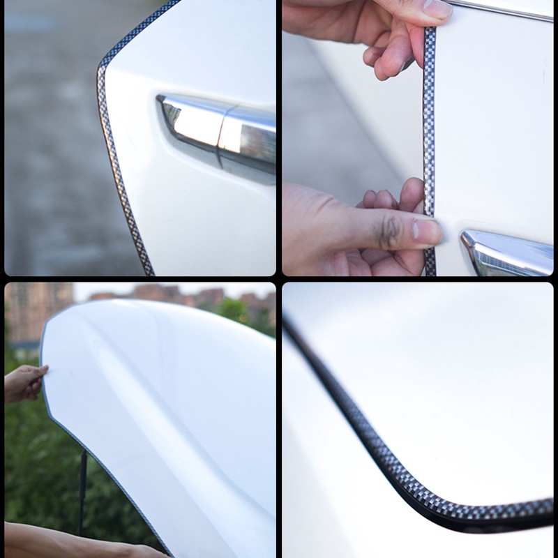 Seal Strip Karet Peredam Suara Pintu Mobil Tipe U Panjang 5m
