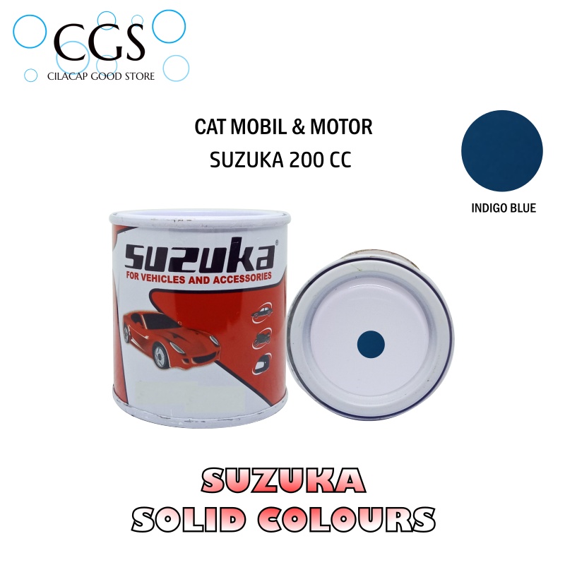 Cat Suzuka INDIGO BLUE S1407 200cc - cat motor biru - cat suzuka biru - cat mobil biru - cat biru mo