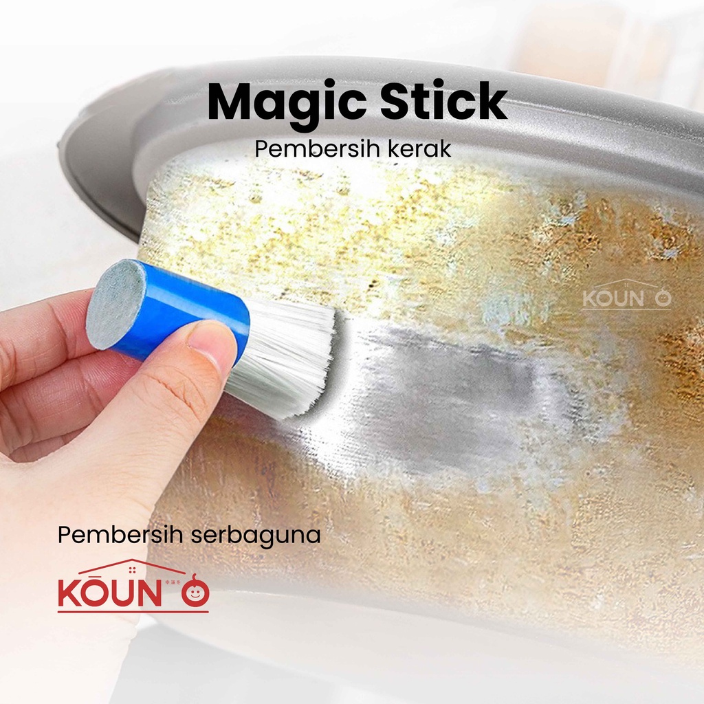 Alat Pembersih Karat Kerak Panci Kuali Wajan Peralatan Dapur Bahan Stainless Steel Logam Magic Stick