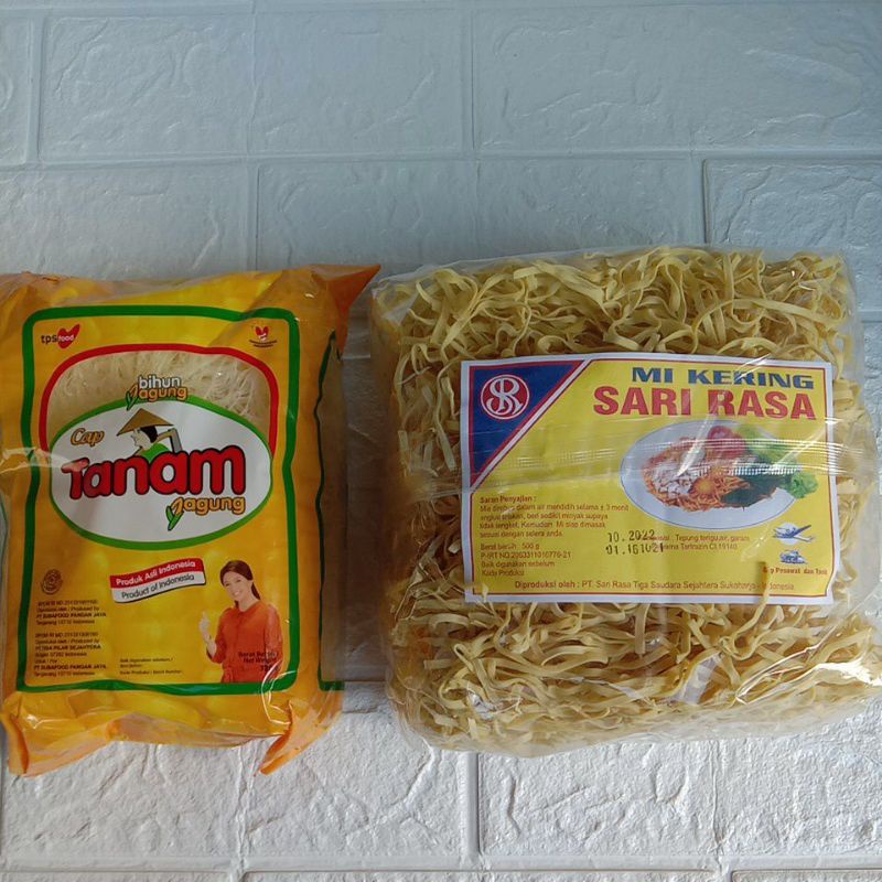 

mi Kering Sari Rasa dan bihun Tanam Jagung