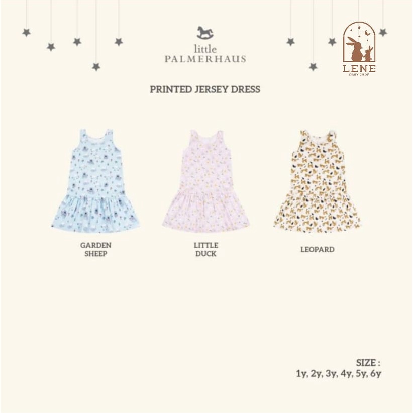 Little Palmerhaus - Printed Jersey Dress (Dress Anak) 1-6 Tahun