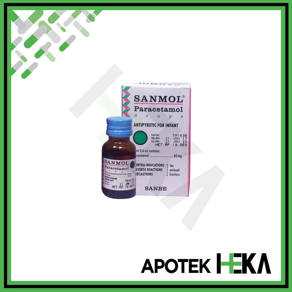 Sanmol Drops 15 ml - Penurun Panas Bayi (SEMARANG)