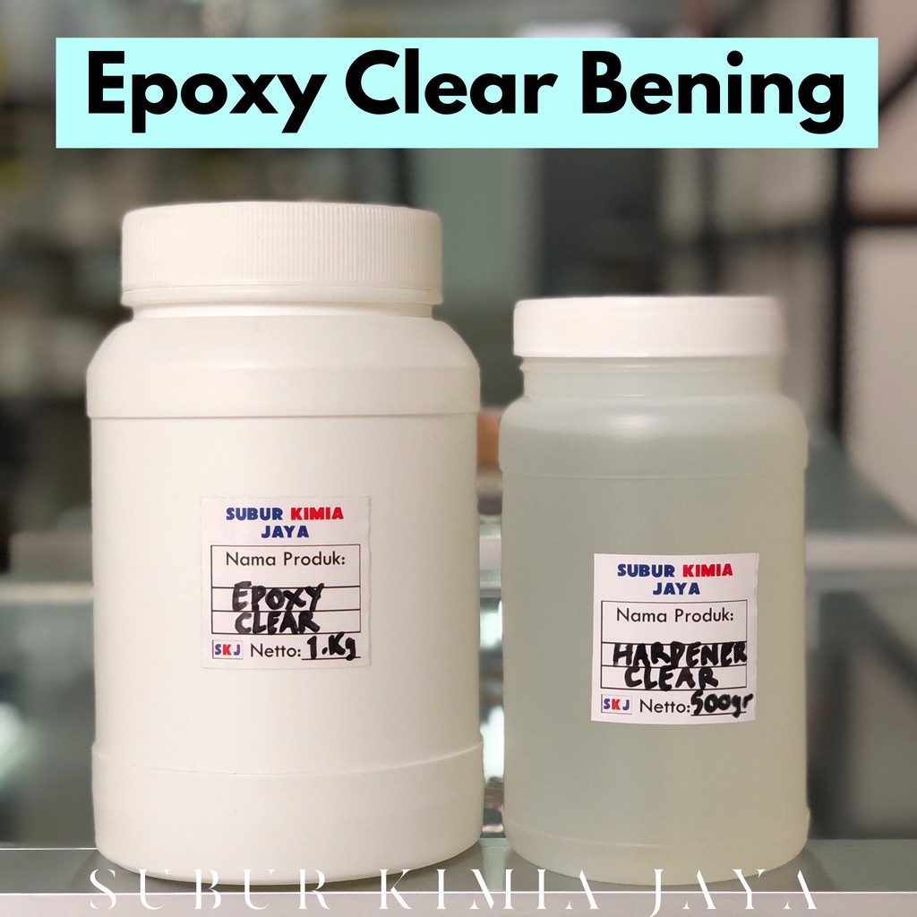 

Epoxy Resin Bening Clear 1 KG + Hardener