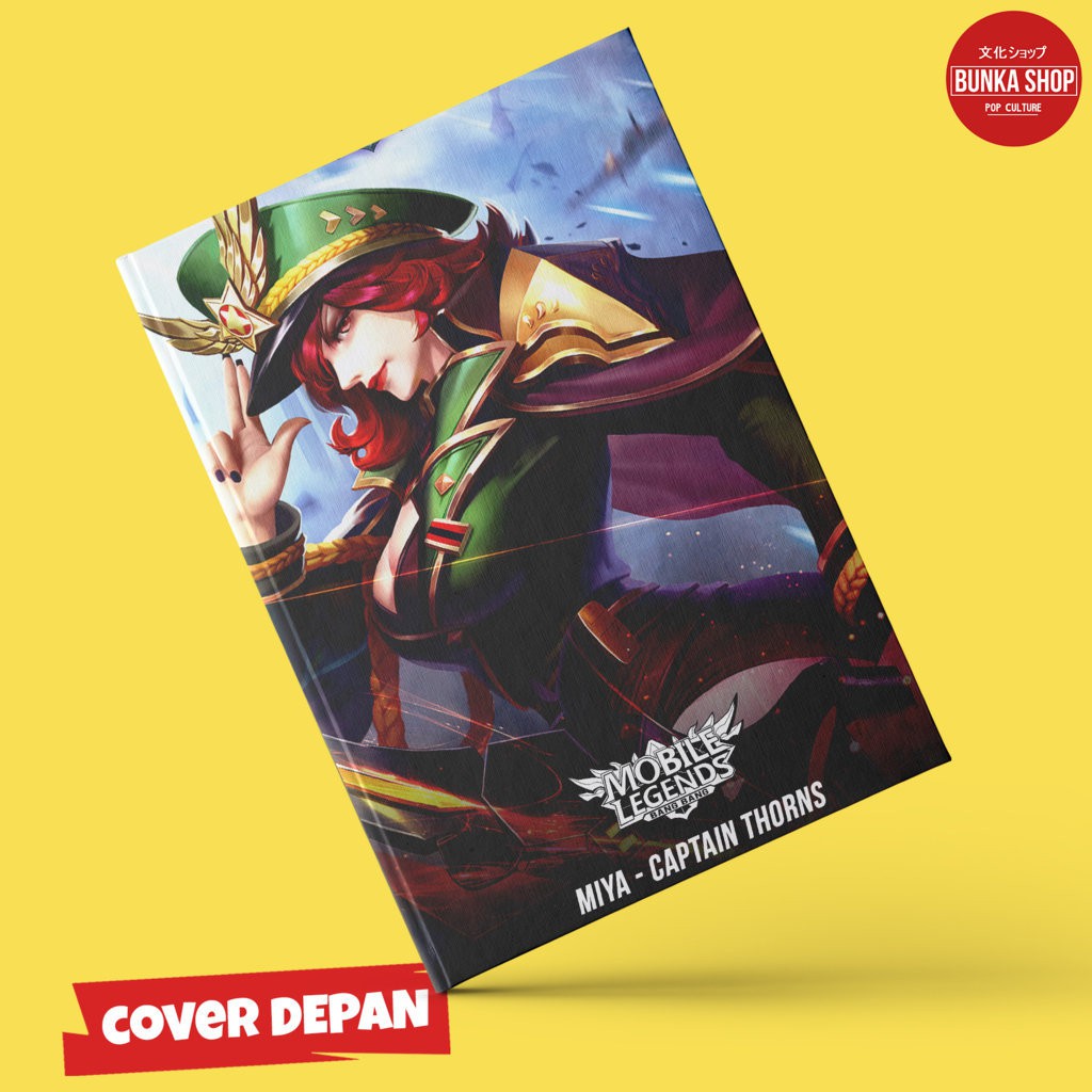 

Note Book Game Mobile Legends Miya Captain Thorns Hardcover A5 Buku Tulis Catatan Murah