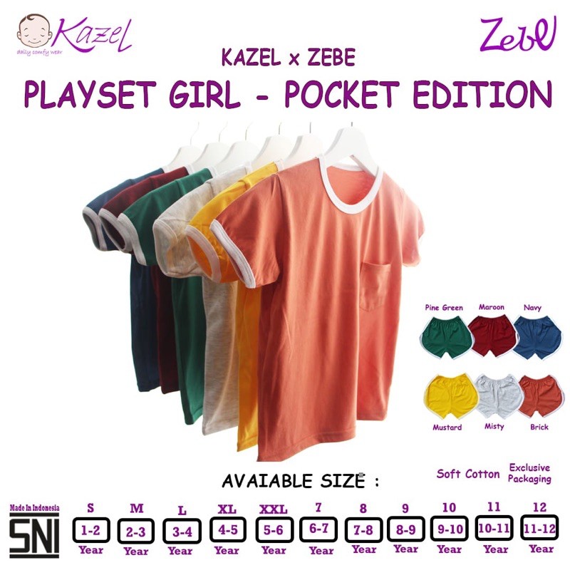 Kazel x Zebe Playset Girl - Pocket Edition BIG SIZE