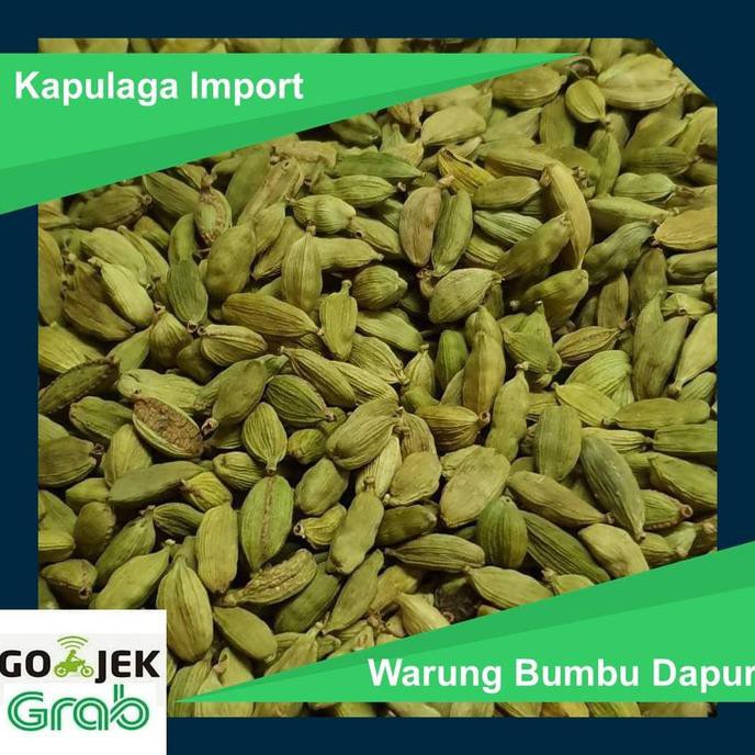 

Jual Bumbu Dapur Kapulaga Hijau Import India / Green Cardamon / 100Gr