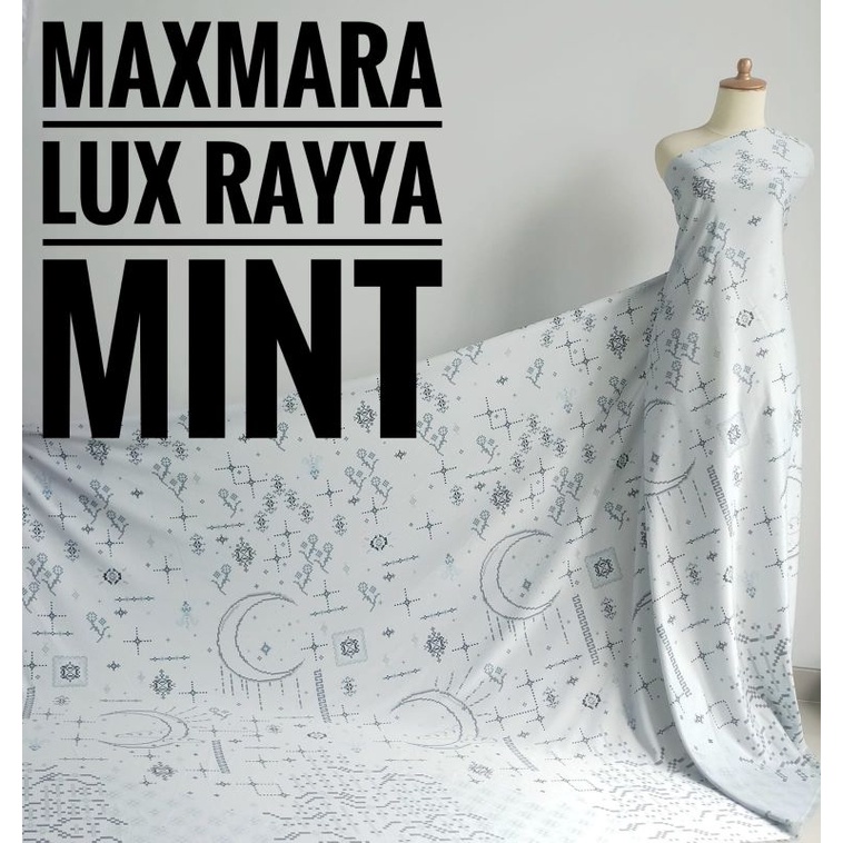 Kain Meteran Maxmara Lux Rayya Mint (0.5M)
