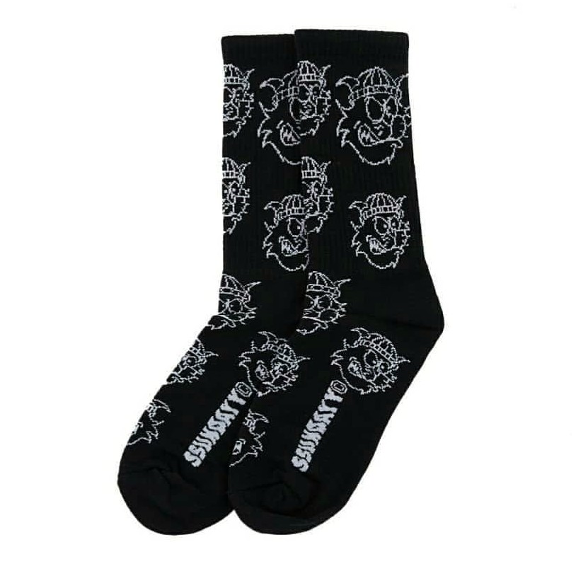 

SundaySundayCo - Kaos Kaki Pria - Cat Sock Black