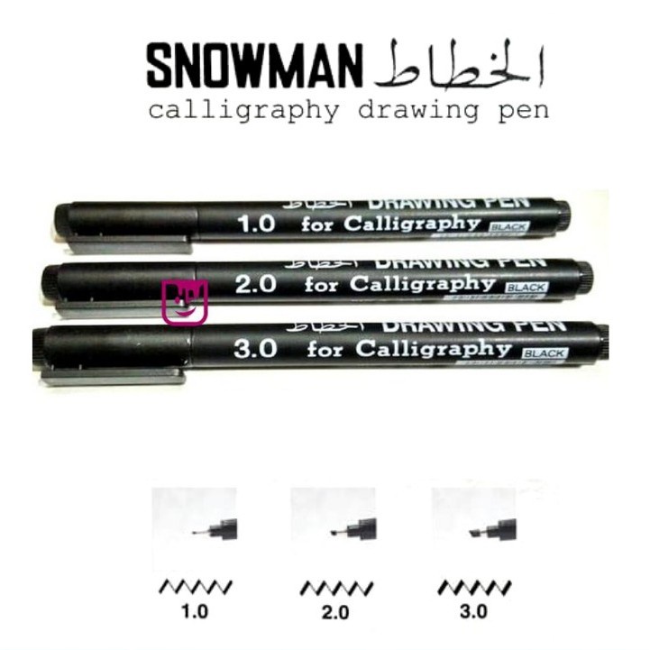 

[ 1 Pcs ] Pulpen Kaligrafi/Pulpen Caligraphy Snowman Drawing - Spidol Caligraphy Drawing Snowman 1.0, 2.0, 3.0