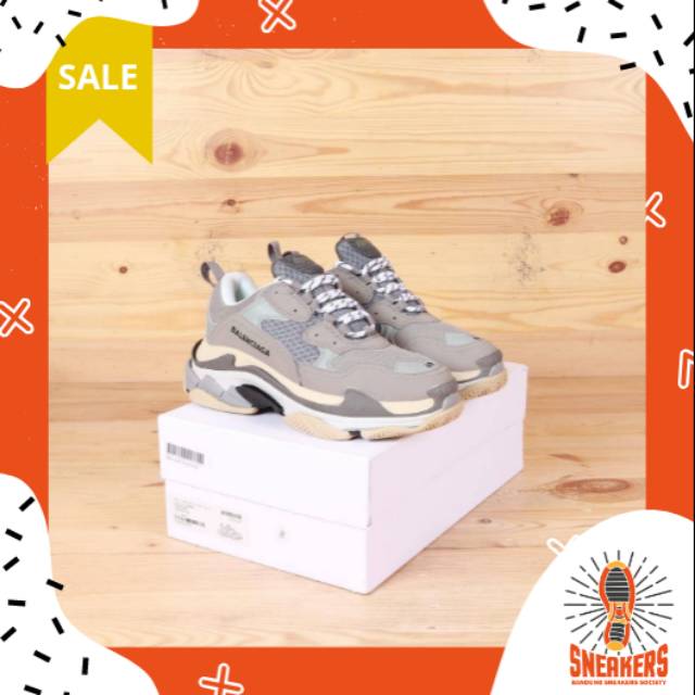 [PREMIUM] BALENCIAGA TRIPLE S SEPATU SNEAKERS PRIA KETS GRADE ORIGINAL SANTAI KASUAL COWOK MURAH