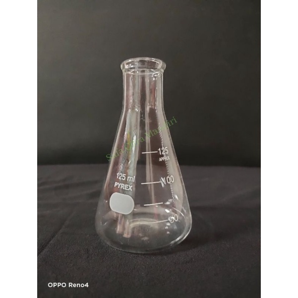 Erlenmeyer 125 ml Pyrex
