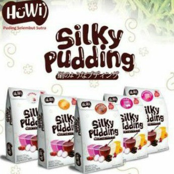 

HUWI Silky Pudding agar agar jelly COKLAT / MANGGA 100gr.