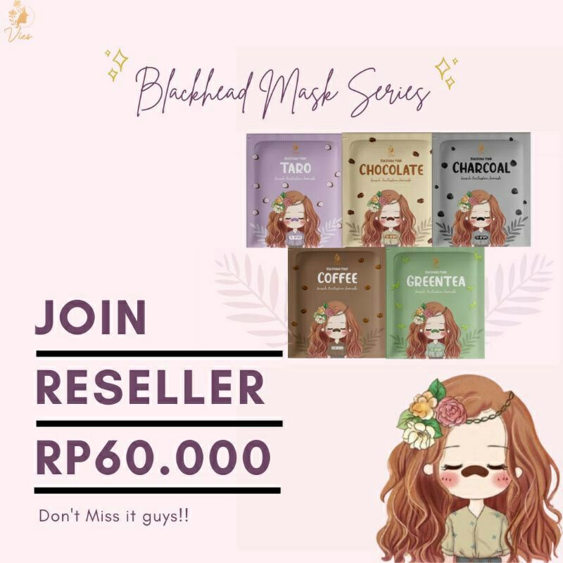 Masker Komedo 10pcs (join reseller)- Maskom by vies