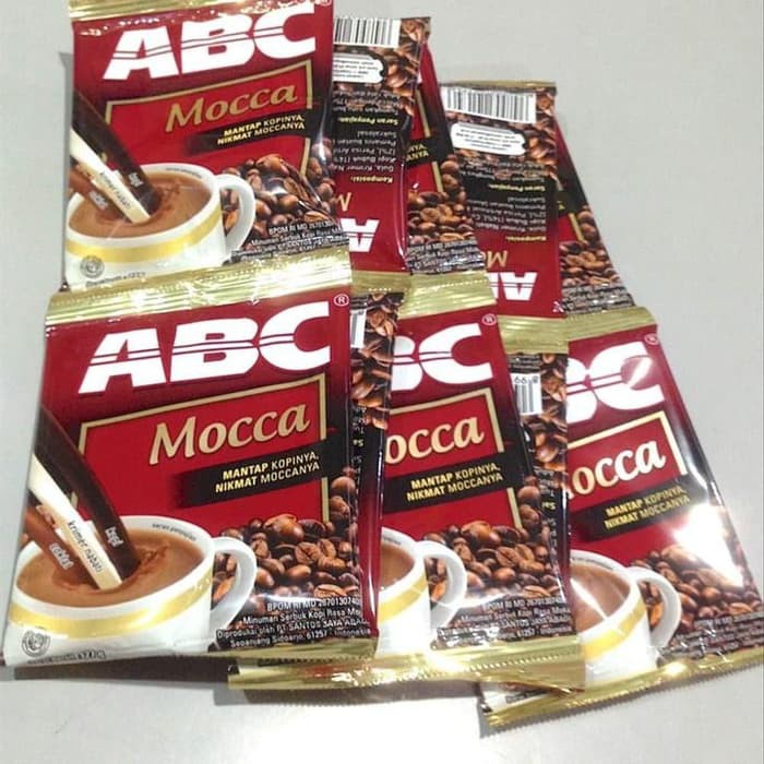 

kopi ABC mocca isi 10 sachet