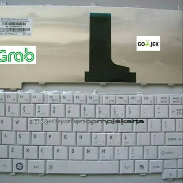 keybord putih toshiba C600 C640 L600 L630 L635 L640 L645 L730 L735 L745 putih