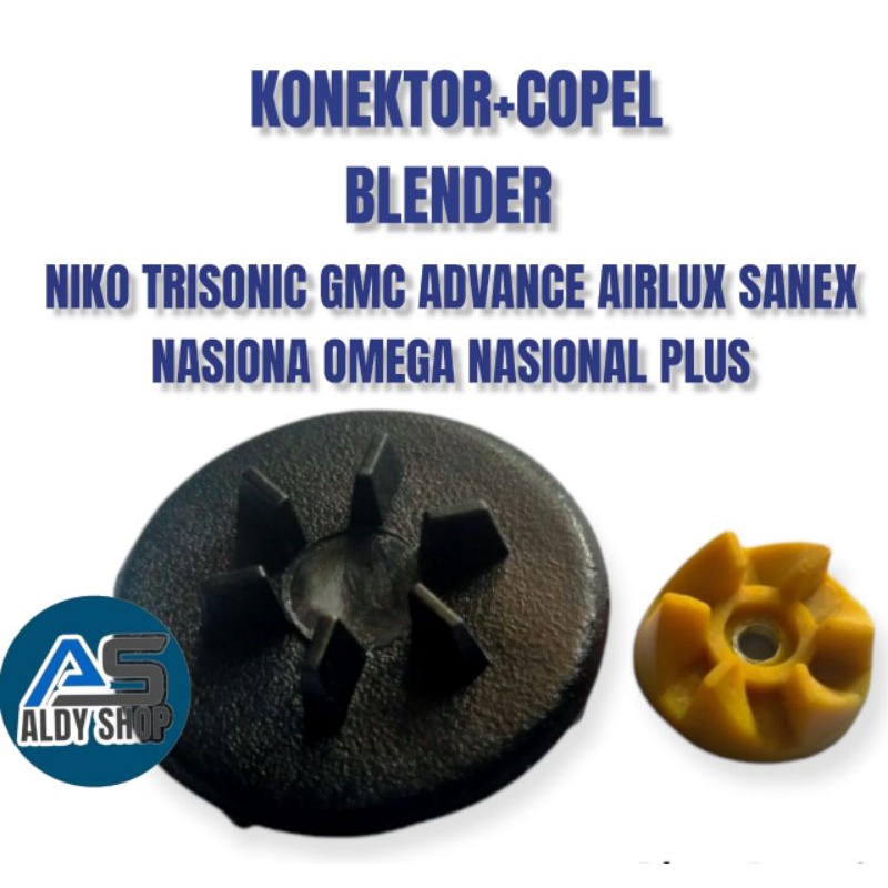 Gerigi gigi blender nasional / konektor dan copel blender nasional