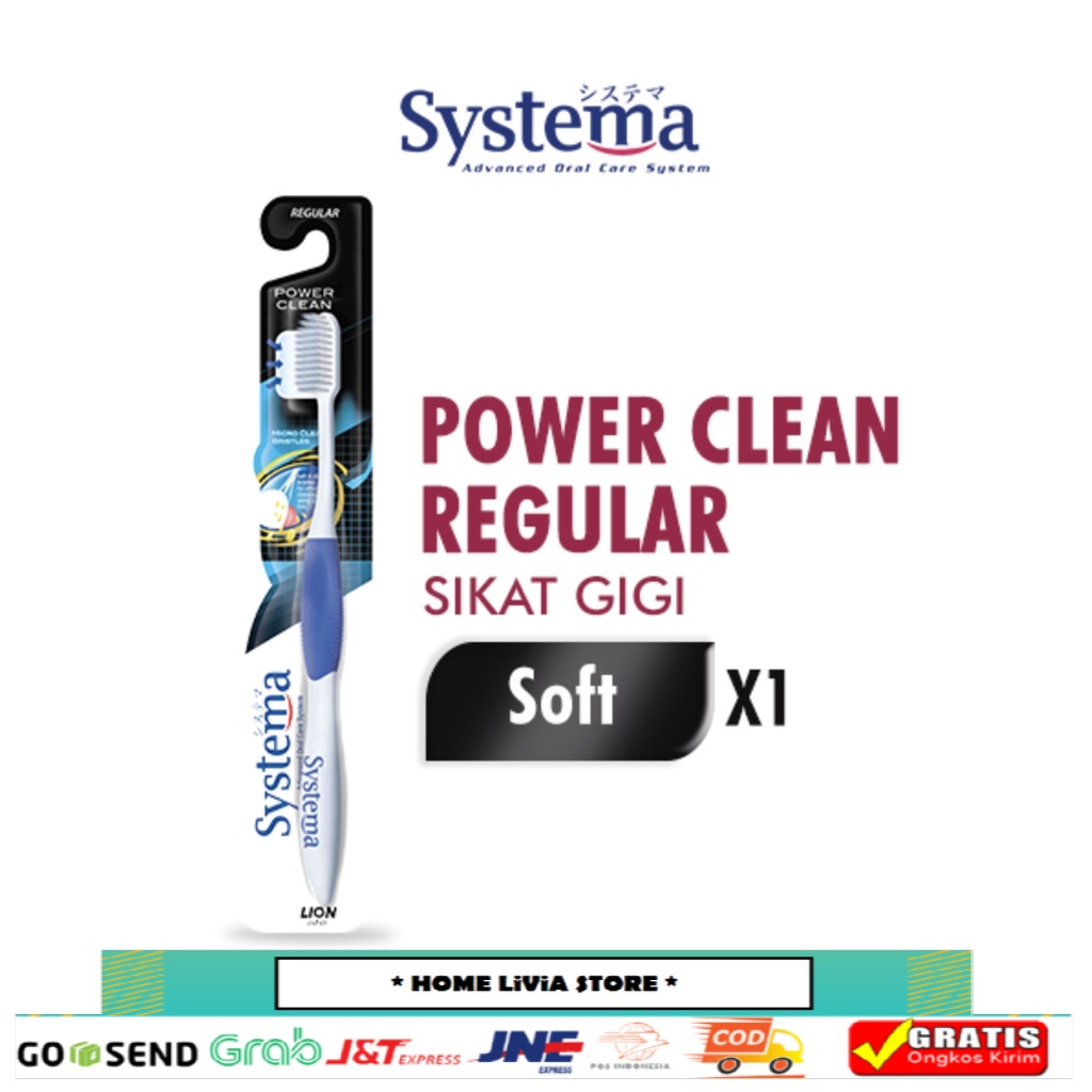 Systema Toothbrush Power Clean Regular Head