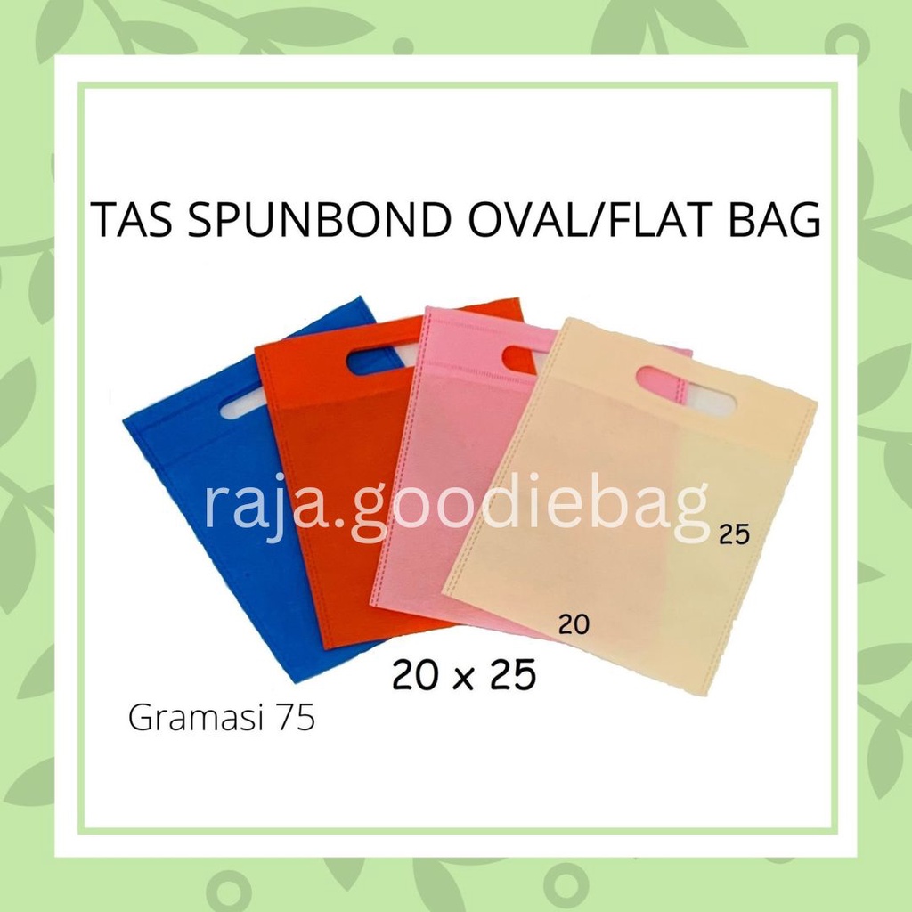 

Tas Spunbond Souvenir Oval S(20x25) Tebal