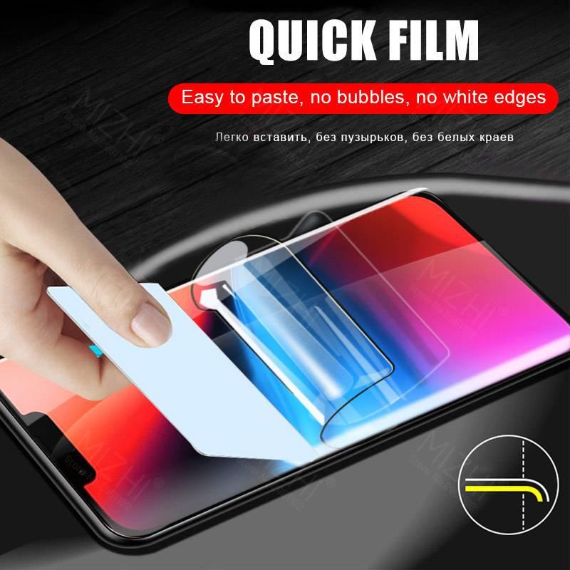 3-in-1 Hydrogel Soft Film For iPhone 11 12 13 Pro Max Mini iPhone13 iPhone13Pro iPhone13ProMax Back Screen Protector Camera Lens Glass