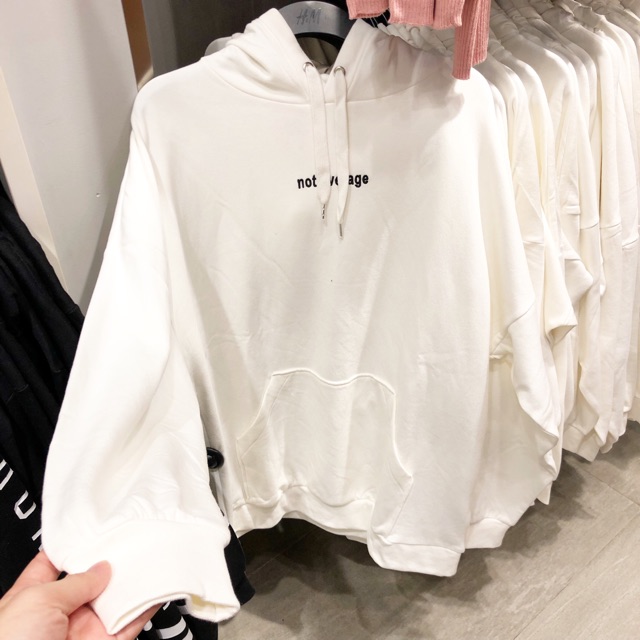 h&m not average hoodie