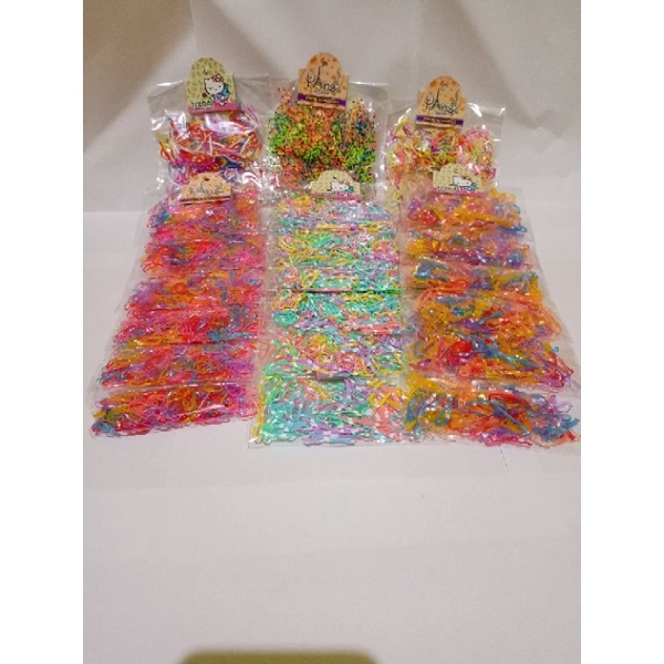 SATU RENTENG ( 6 BUNGKUS ) Karet Jepang Kuncir Rambut-2