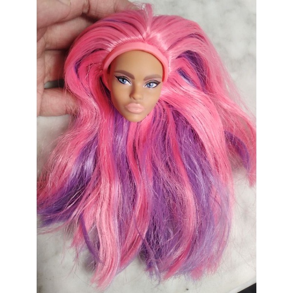 wig barbie/rambut palsu barbie/barbie preloved/rambut reroot barbie/reroot barbie