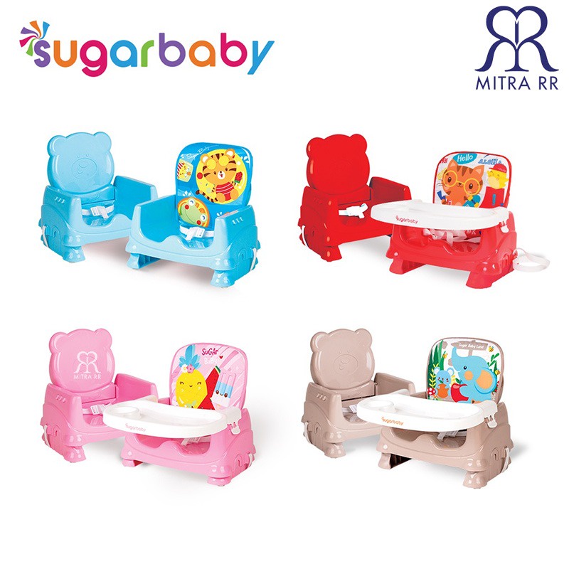 Sugarbaby Hello Bear Booster Seat Two Styles / Sugar Baby Kursi Makan Bayi Tempat Duduk Anak