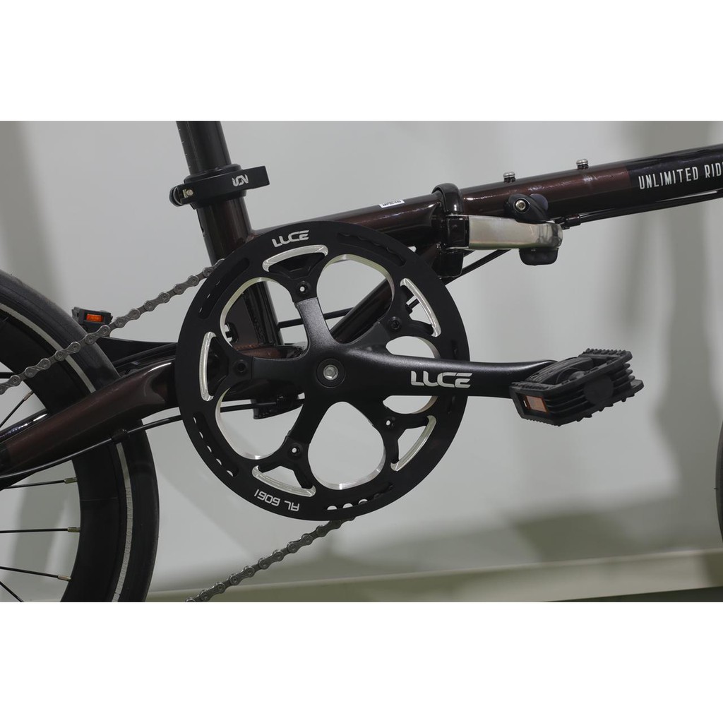 Ekspedisi Sepeda Lipat Element Troy X 10 Speed 16 Inch Velg Carbon Koper Garansi SNI-5