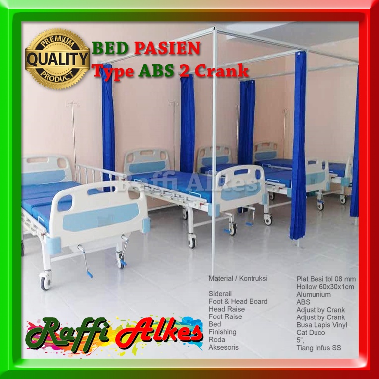 Jual Bed Pasien ABS 2 Crank - Ranjang Pasien ABS 2 Engkol - Tempat ...