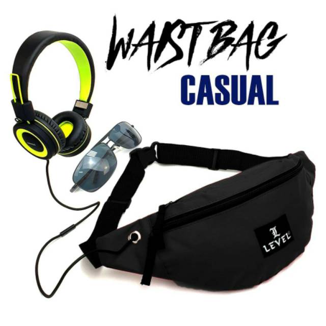 waistbag casual level multiguna