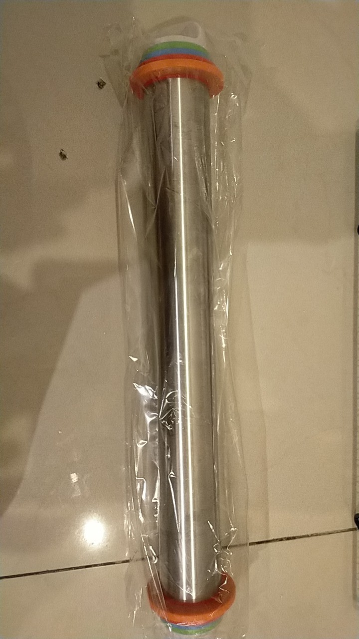 Aigootan Medan Rolling Pin Stainless Steel / Penggiling Adonan Anti Karat / Non Stick Roller