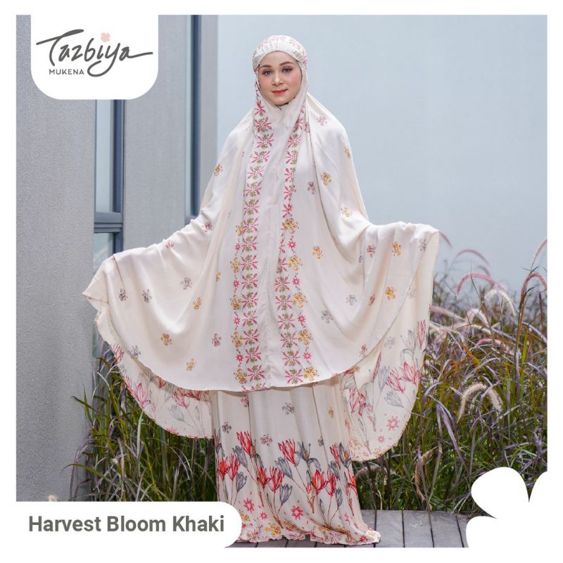 Mukena Tazbiya Harvest Bloom Khaki