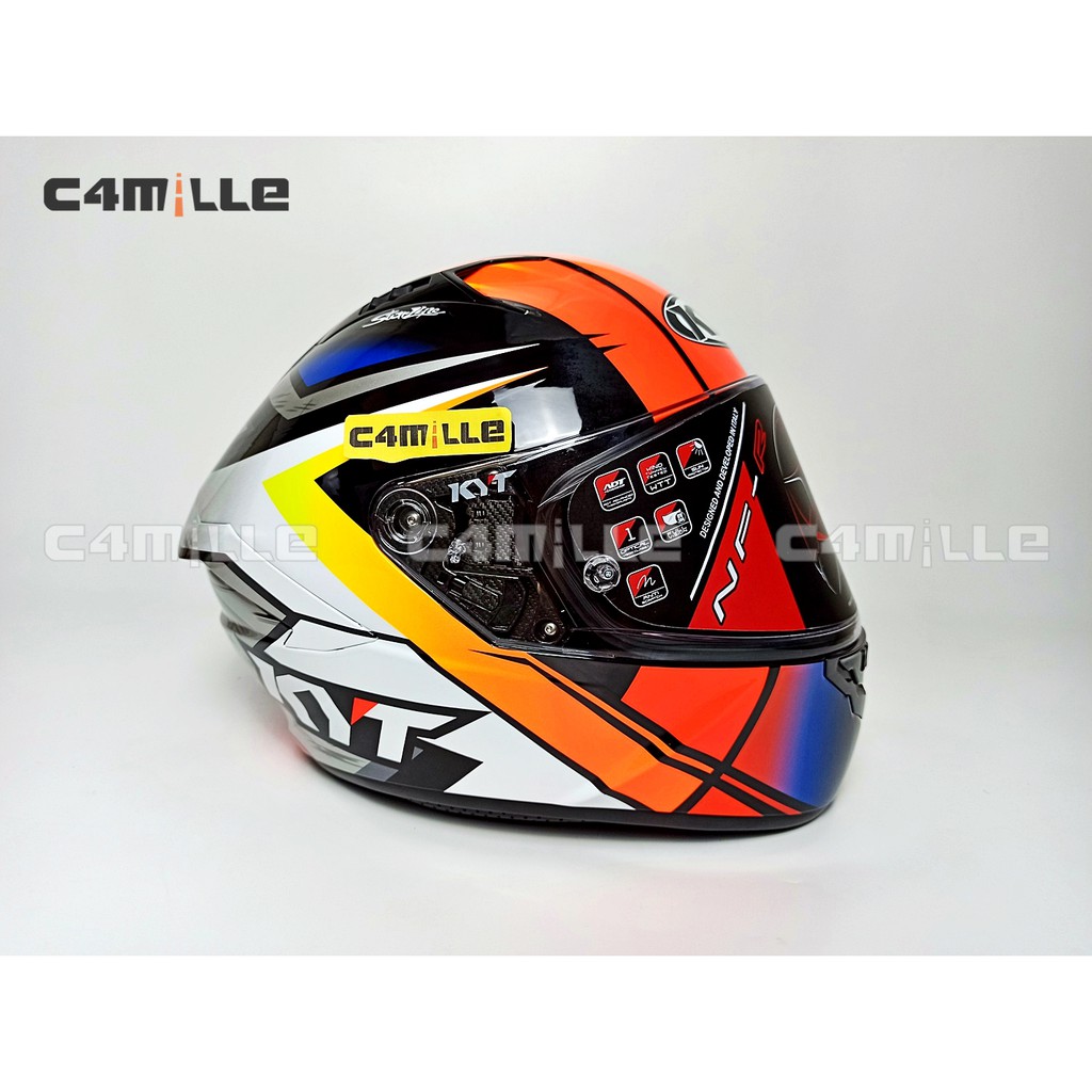 HELM KYT NF-R SIMONE CORSI 2018 DOUBLE VISOR FULL FACE NFR