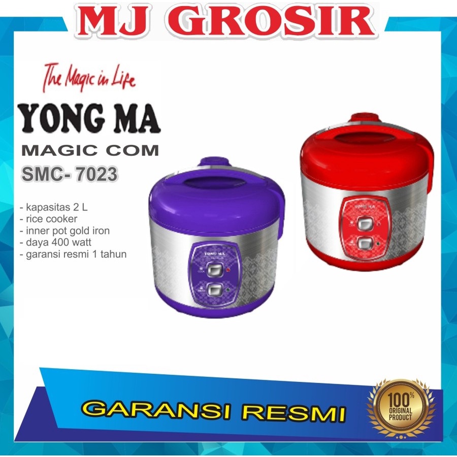 MAGIC COM YONGMA SMC 7023 SMC7023 2L PENANAK NASI SERBAGUNA